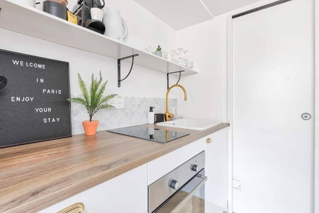 Appartement Proche Arc Triomphe 4P París Exterior foto